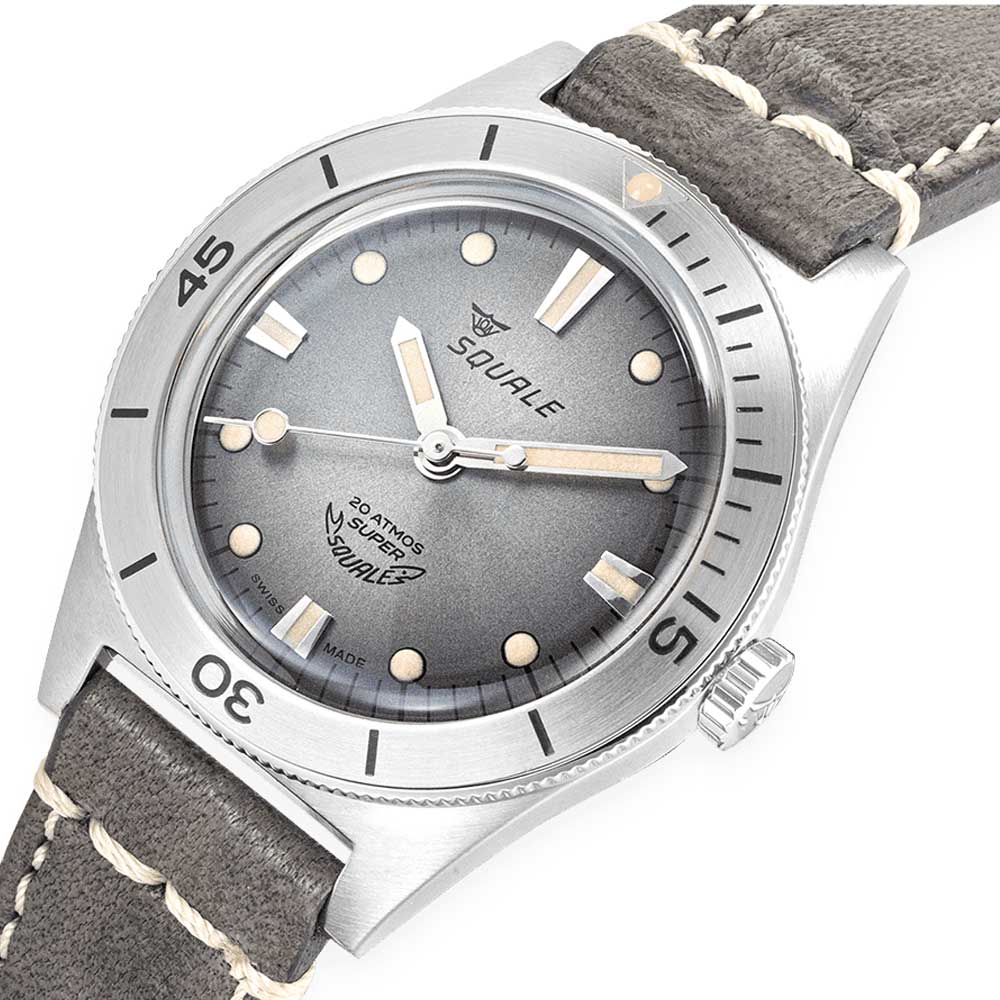Super-Squale Sunray Grey Leather SUPERSSG.PG