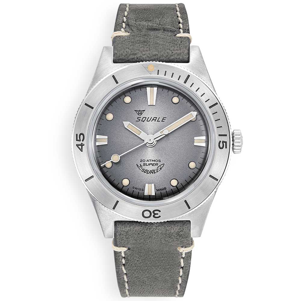 Super-Squale Sunray Grey Leather SUPERSSG.PG