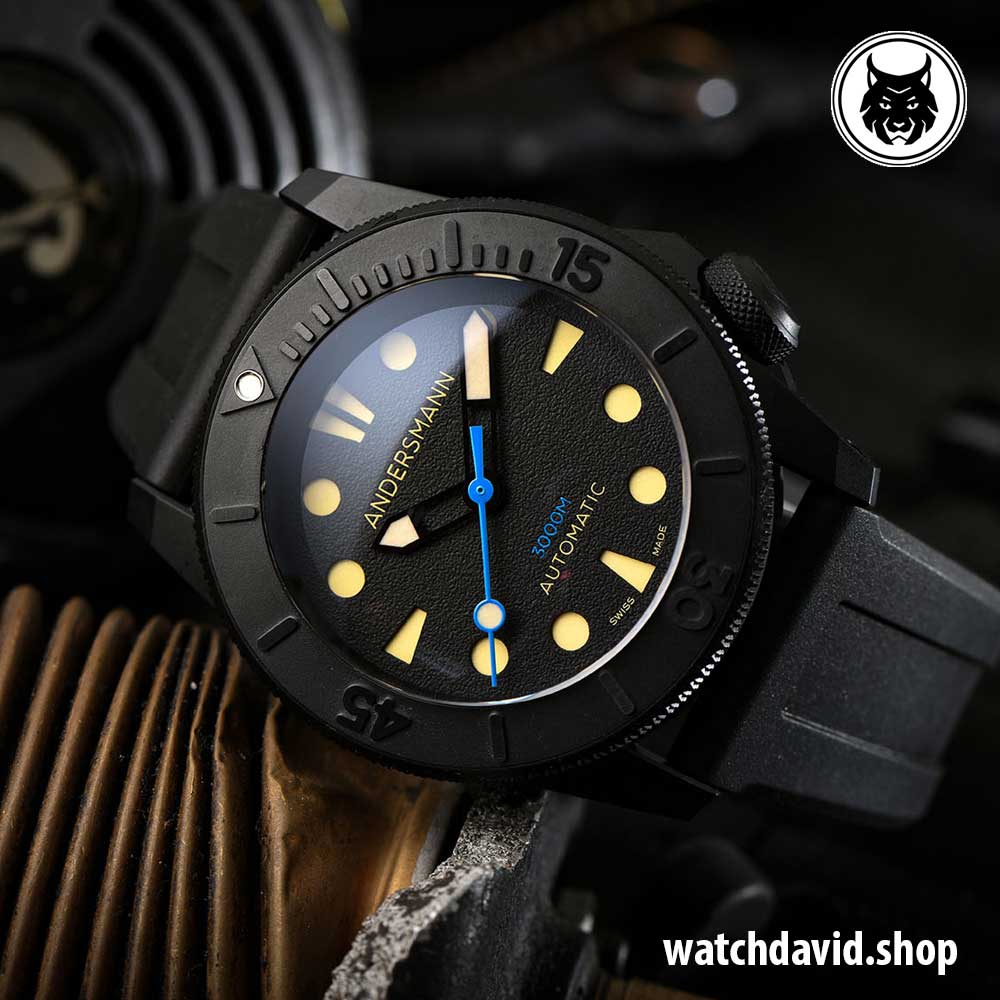 3.000m Taucheruhr Swiss Made - Andersmann DEEP OCEAN ANN0982