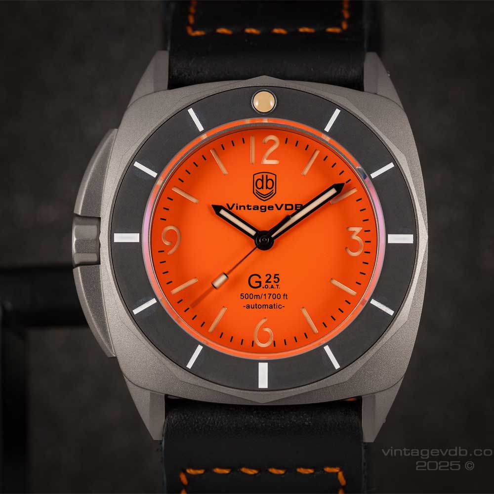 VDB G25 SE TITANIUM ORANGE DIAL