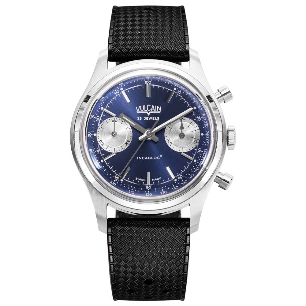 VULCAIN Chronograph 70's - Blue
