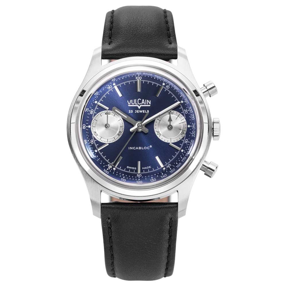 VULCAIN Chronograph 70's - Blue