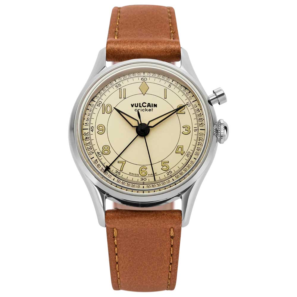 VULCAIN Cricket Classique 36 mm - Eggshell