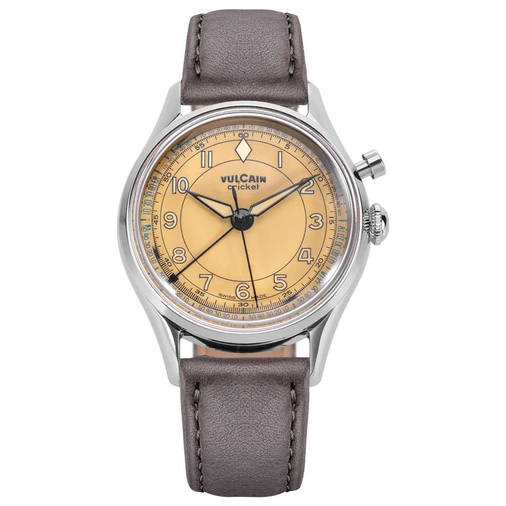 VULCAIN Cricket Classique 36 mm - Khaki Brown