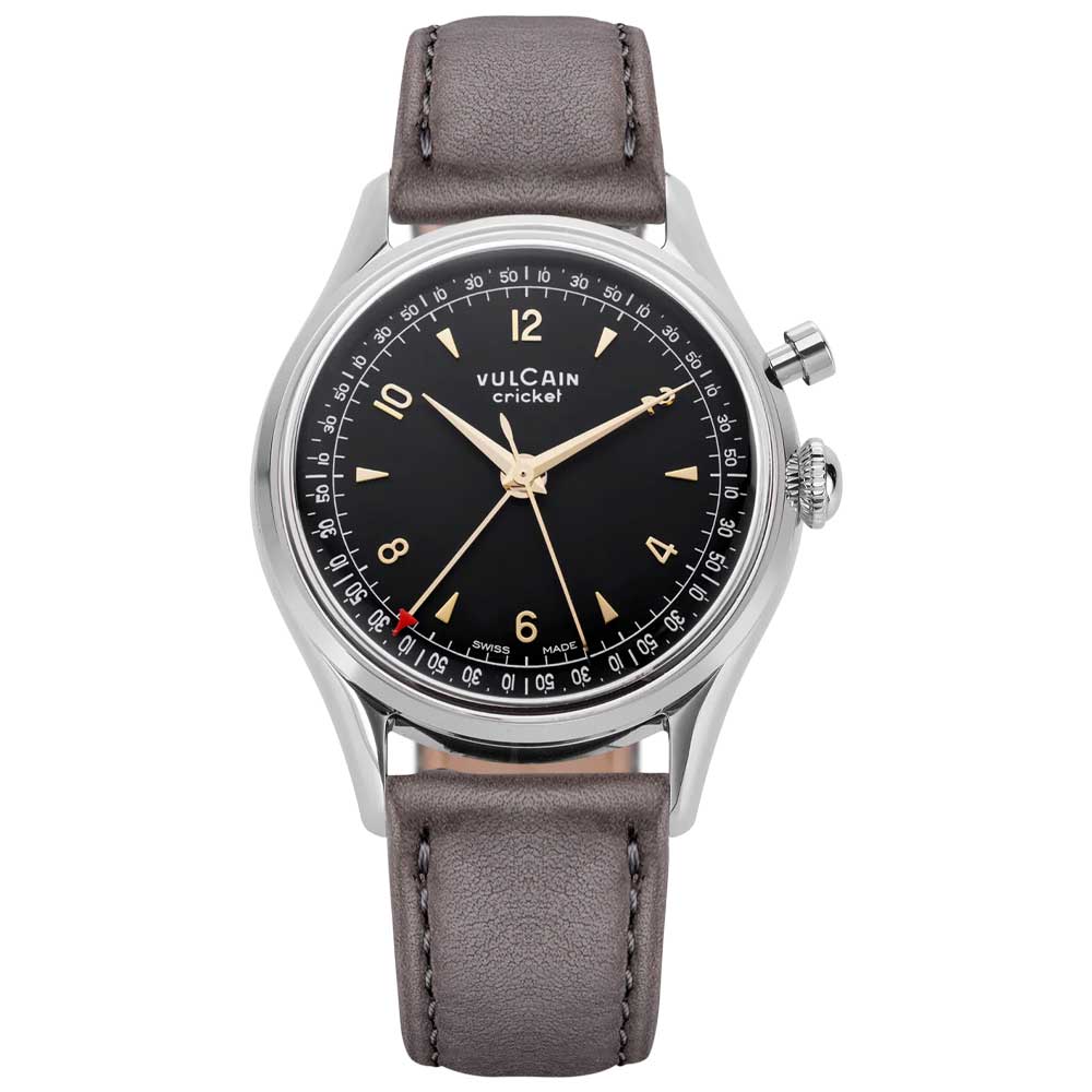 VULCAIN Cricket Tradition 36 mm - Black & Gold