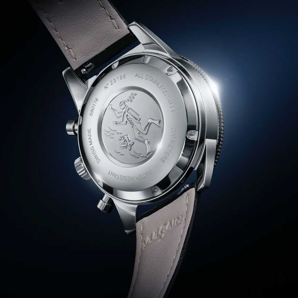 VULCAIN Skindiver Chronograph Black 590176A07.BAC201