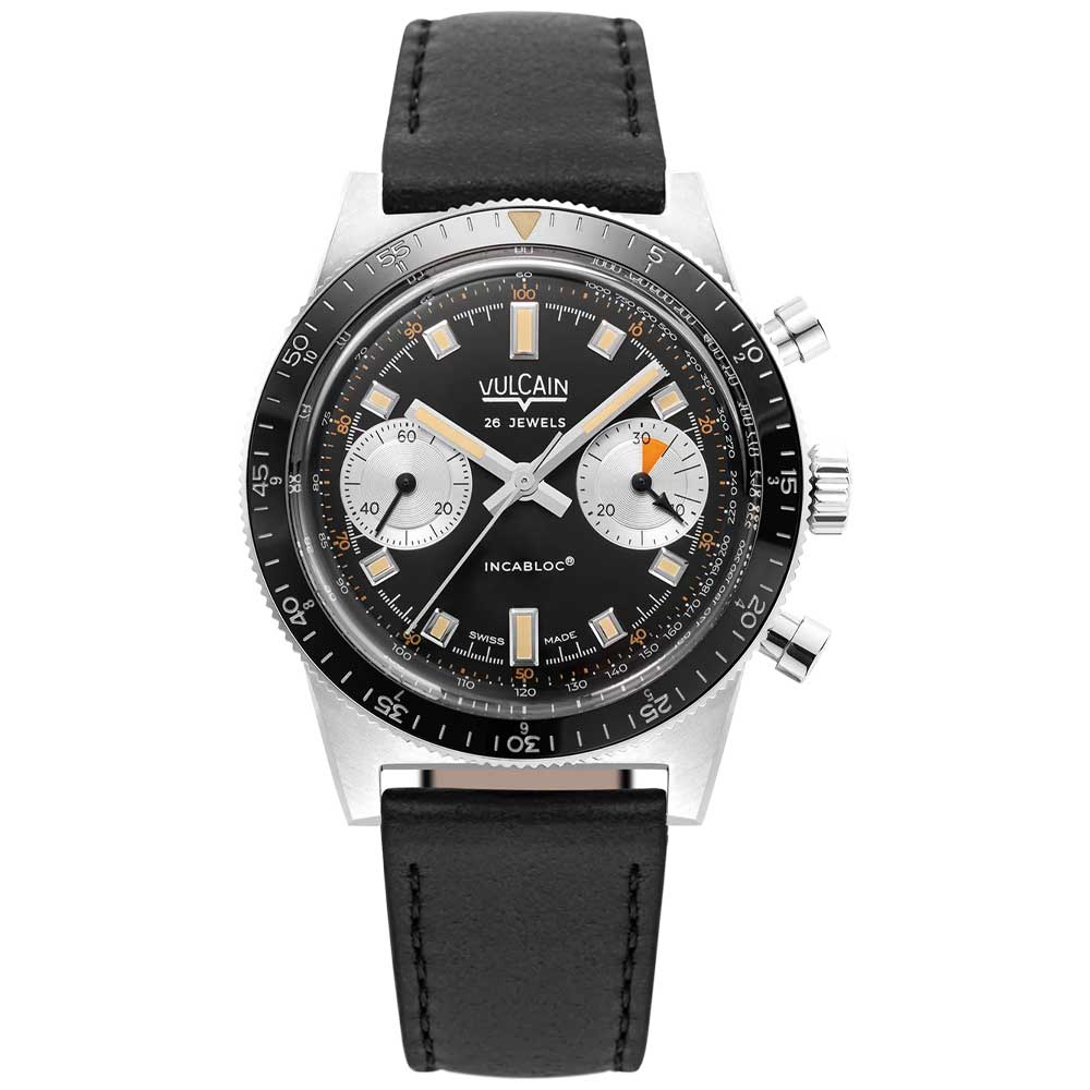 VULCAIN Skindiver Chronograph Black 590176A07.BAC201