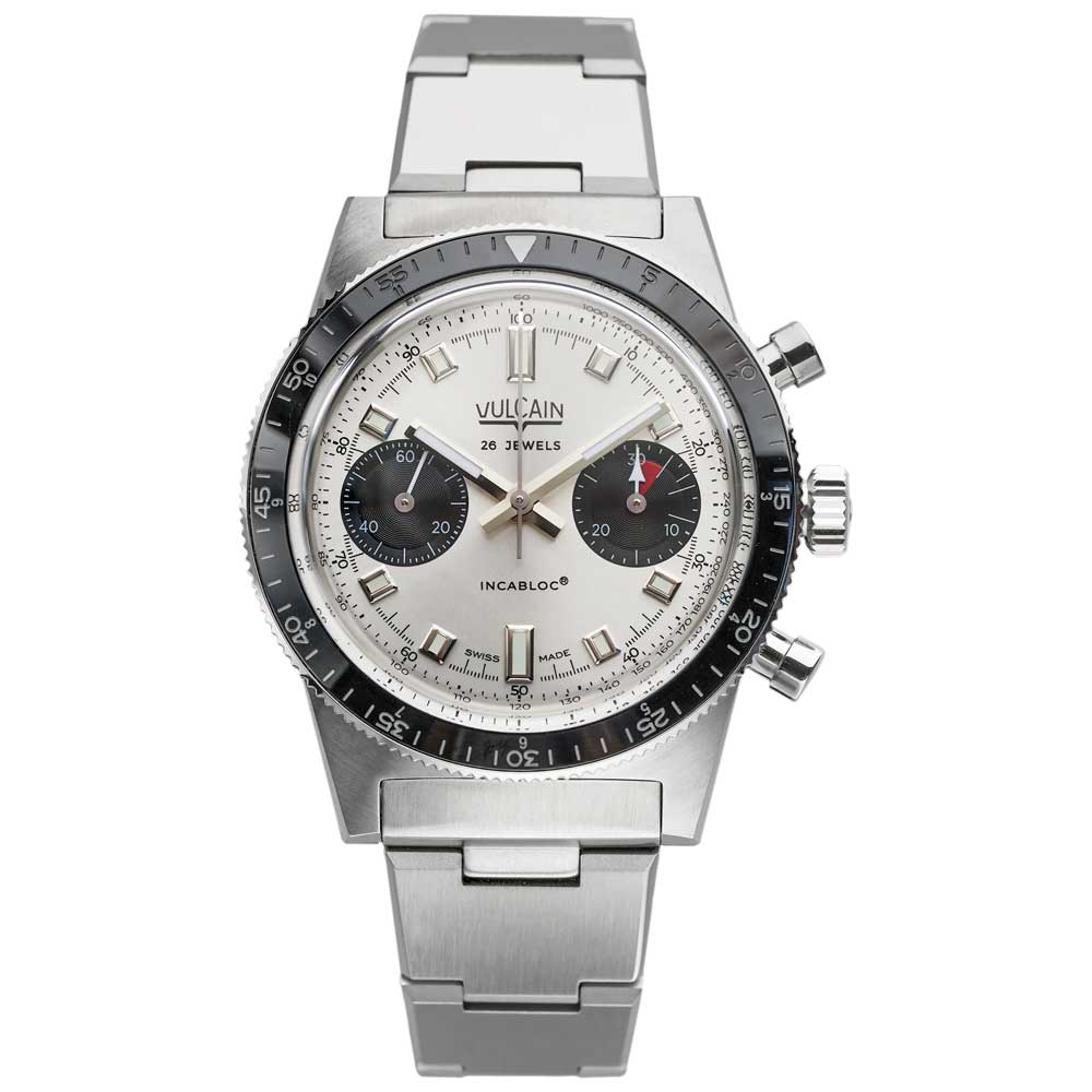 VULCAIN Skindiver Chronograph White