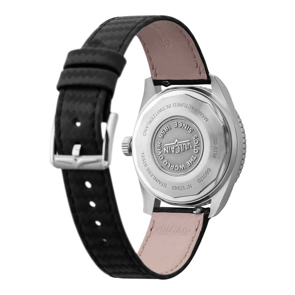 VULCAIN Skindiver Nautique - Black with Khaki Brown Lum