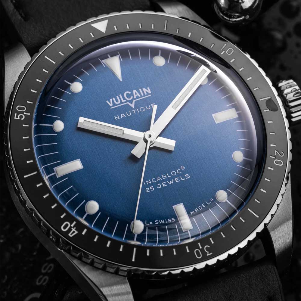 VULCAIN Skindiver Nautique - Blue with White Lum