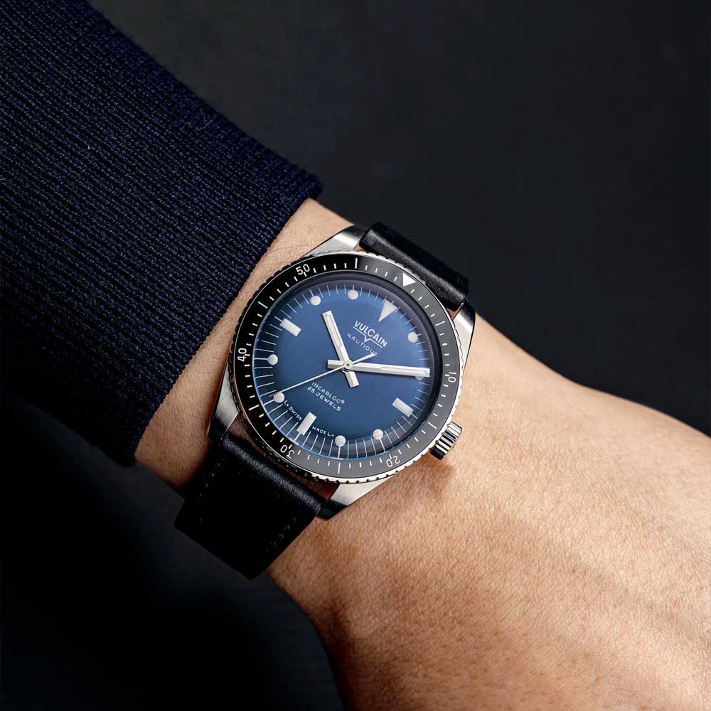 VULCAIN Skindiver Nautique - Blue with White Lum