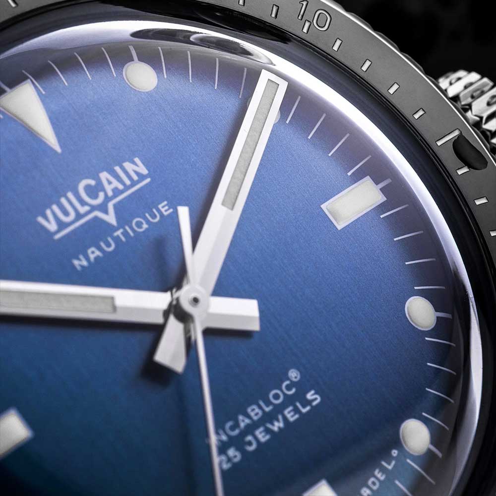 VULCAIN Skindiver Nautique - Blue with White Lum