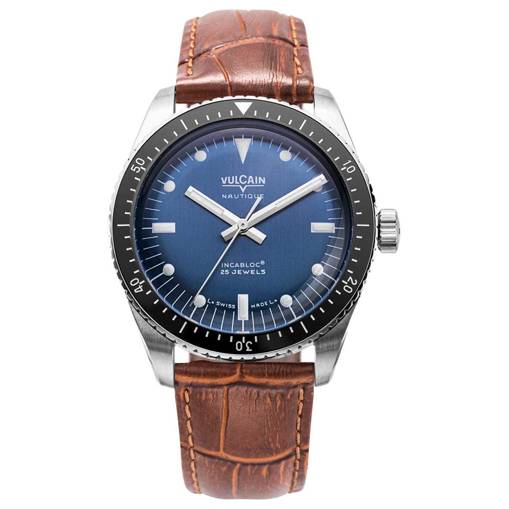 VULCAIN Skindiver Nautique - Blue with White Lum