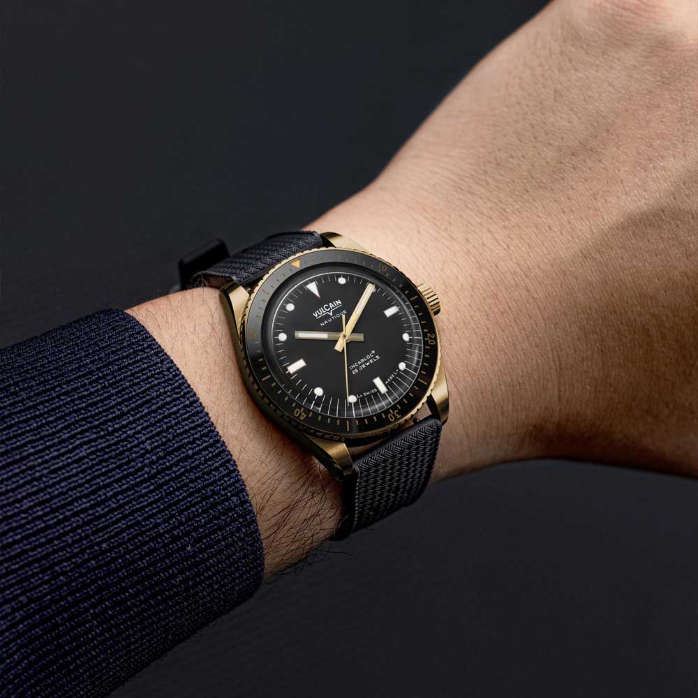 VULCAIN Skindiver Nautique - Bronze & Black