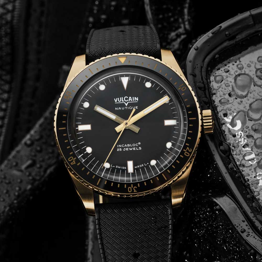 VULCAIN Skindiver Nautique - Bronze & Black