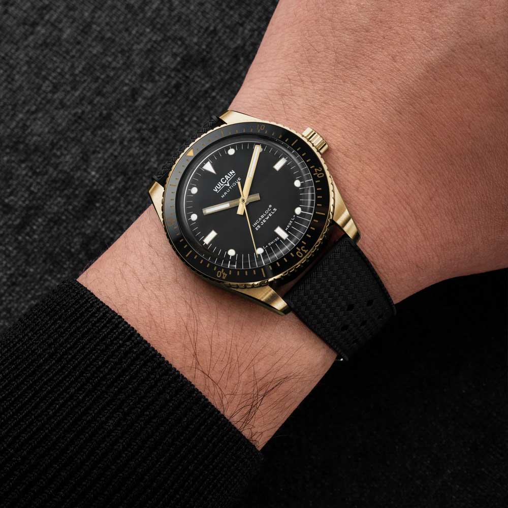 VULCAIN Skindiver Nautique - Bronze & Black