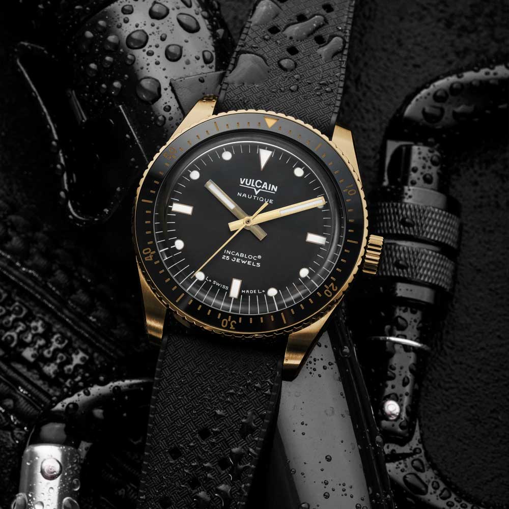 VULCAIN Skindiver Nautique - Bronze & Black