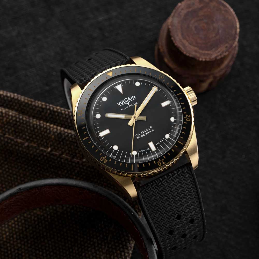 VULCAIN Skindiver Nautique - Bronze & Black