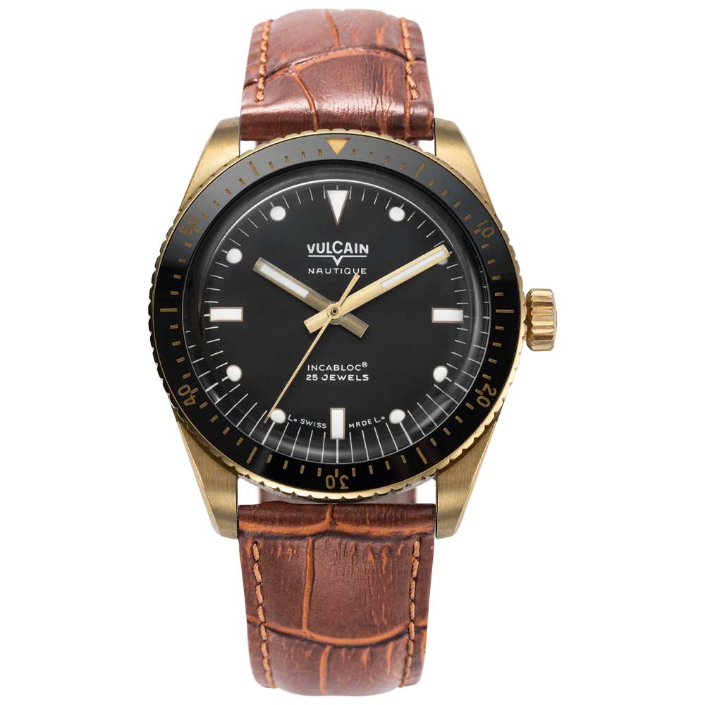 VULCAIN Skindiver Nautique - Gold & Black