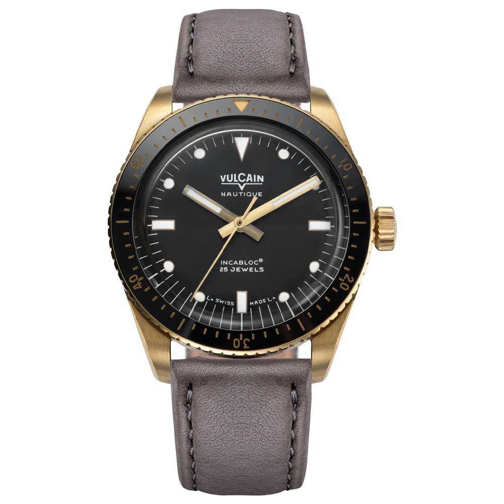 VULCAIN Skindiver Nautique - Gold & Black