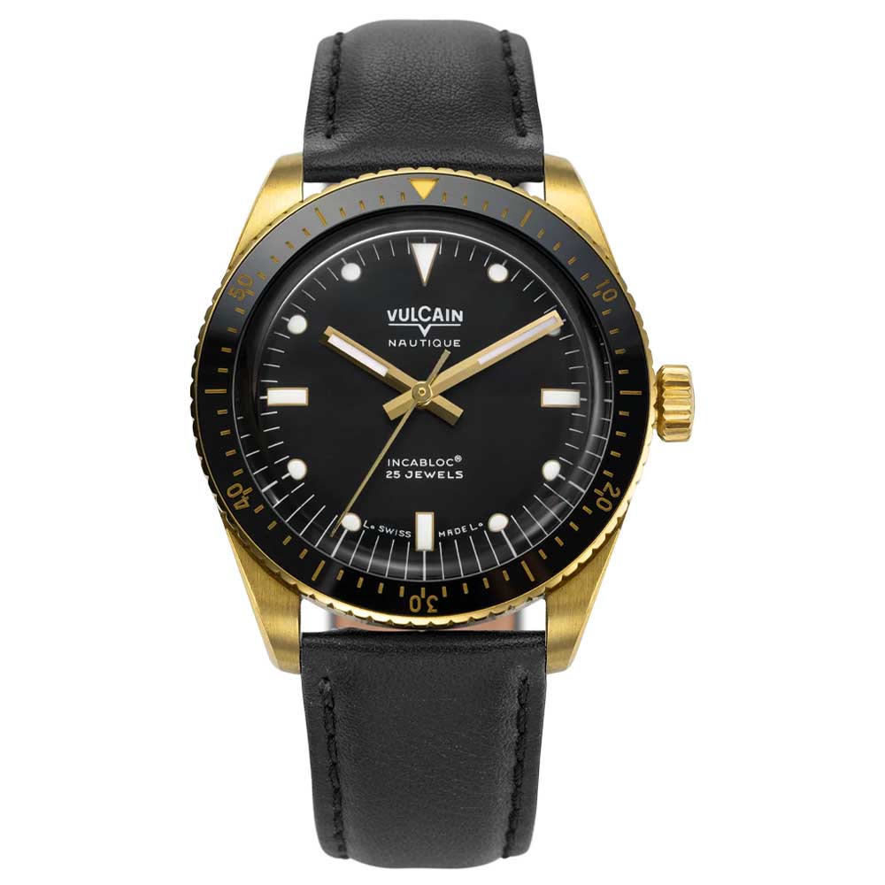 VULCAIN Skindiver Nautique - Gold & Black