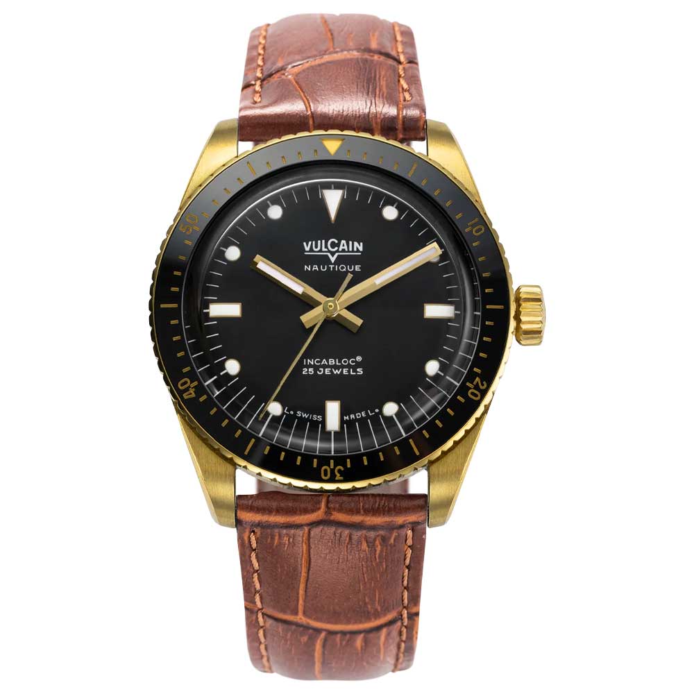 VULCAIN Skindiver Nautique - Gold & Black