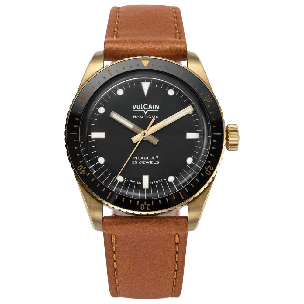 VULCAIN Skindiver Nautique - Gold & Black