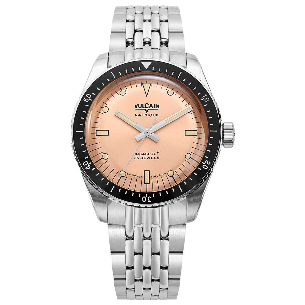 VULCAIN Skindiver Nautique - Salmon Beige Luminova