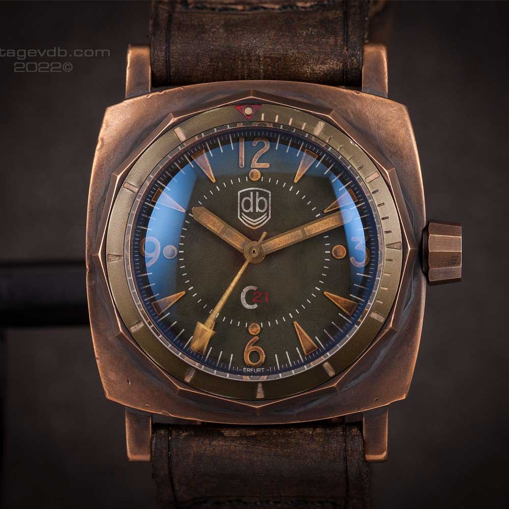 Vintage VDB C21 Bronze Historical Taucheruhr