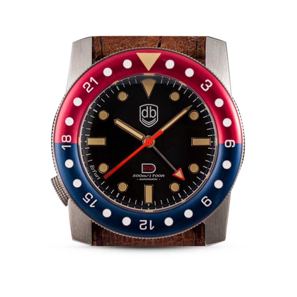 Vintage VDB D22 Pepsi GMT Brushed