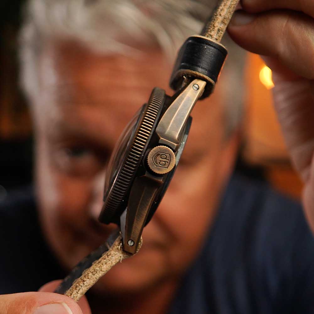 Vintage VDB E23 Historical Bronze Taucheruhr