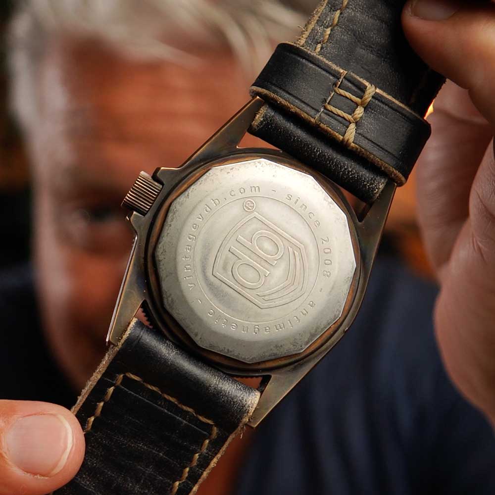 Vintage VDB E23 Historical Bronze Taucheruhr