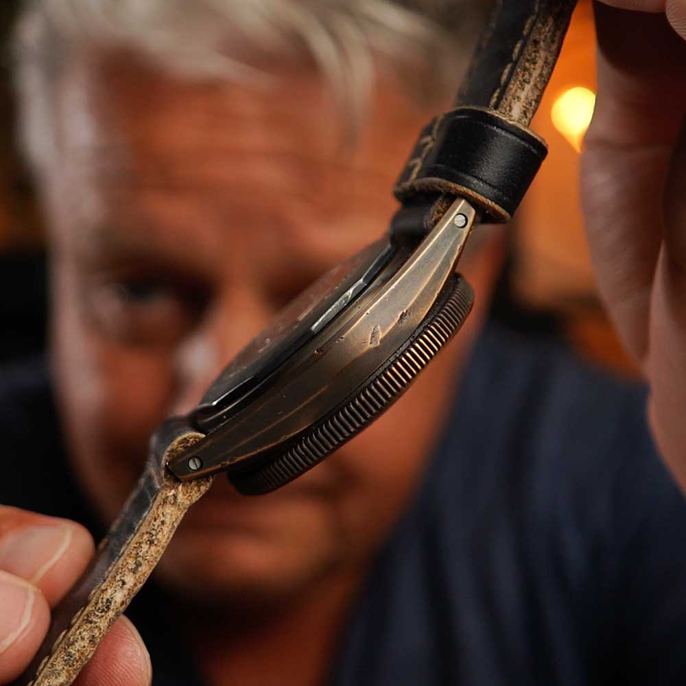 Vintage VDB E23 Historical Bronze Taucheruhr