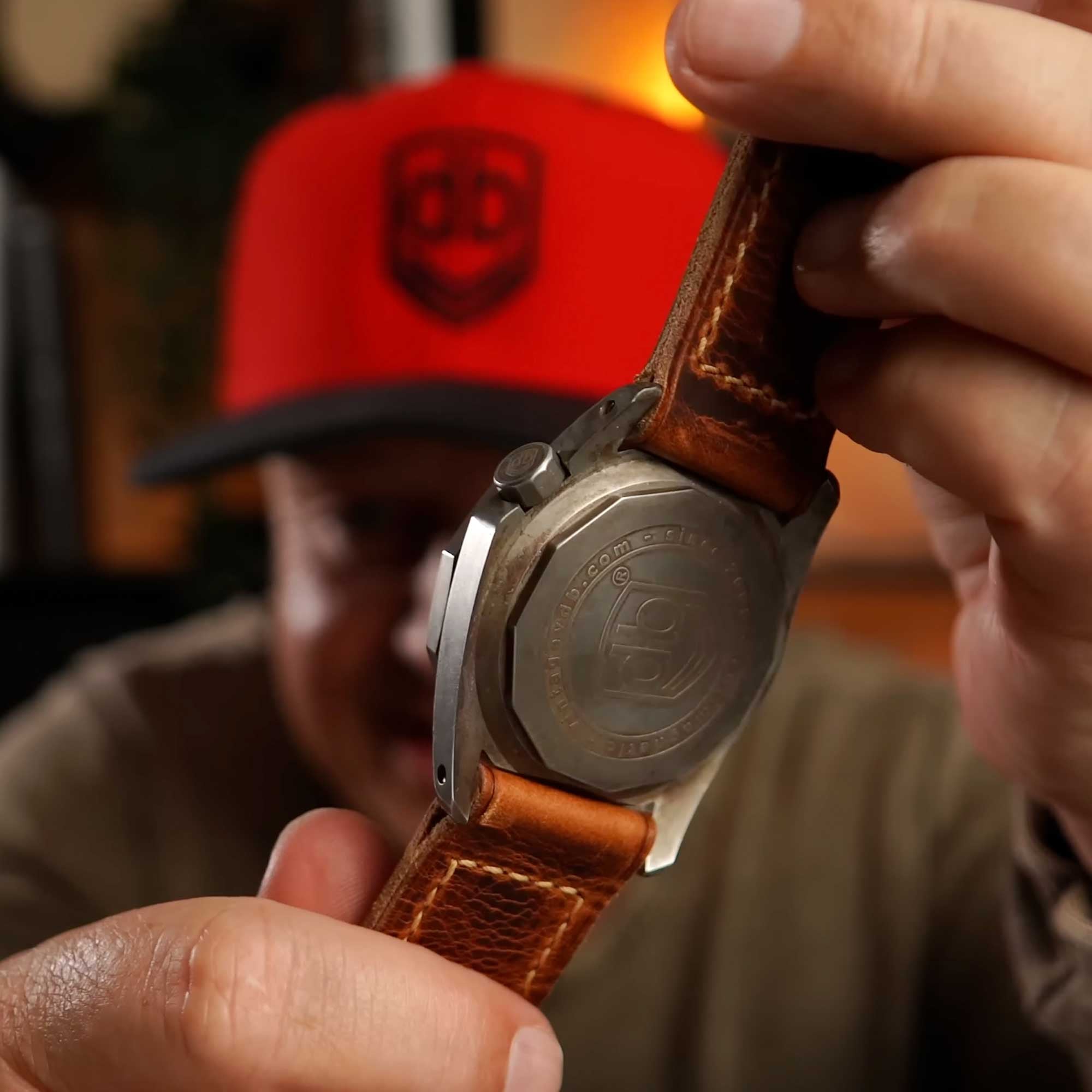 Vintage VDB F24 Brown Historisk Begränsad 2/2 Fotoklocka