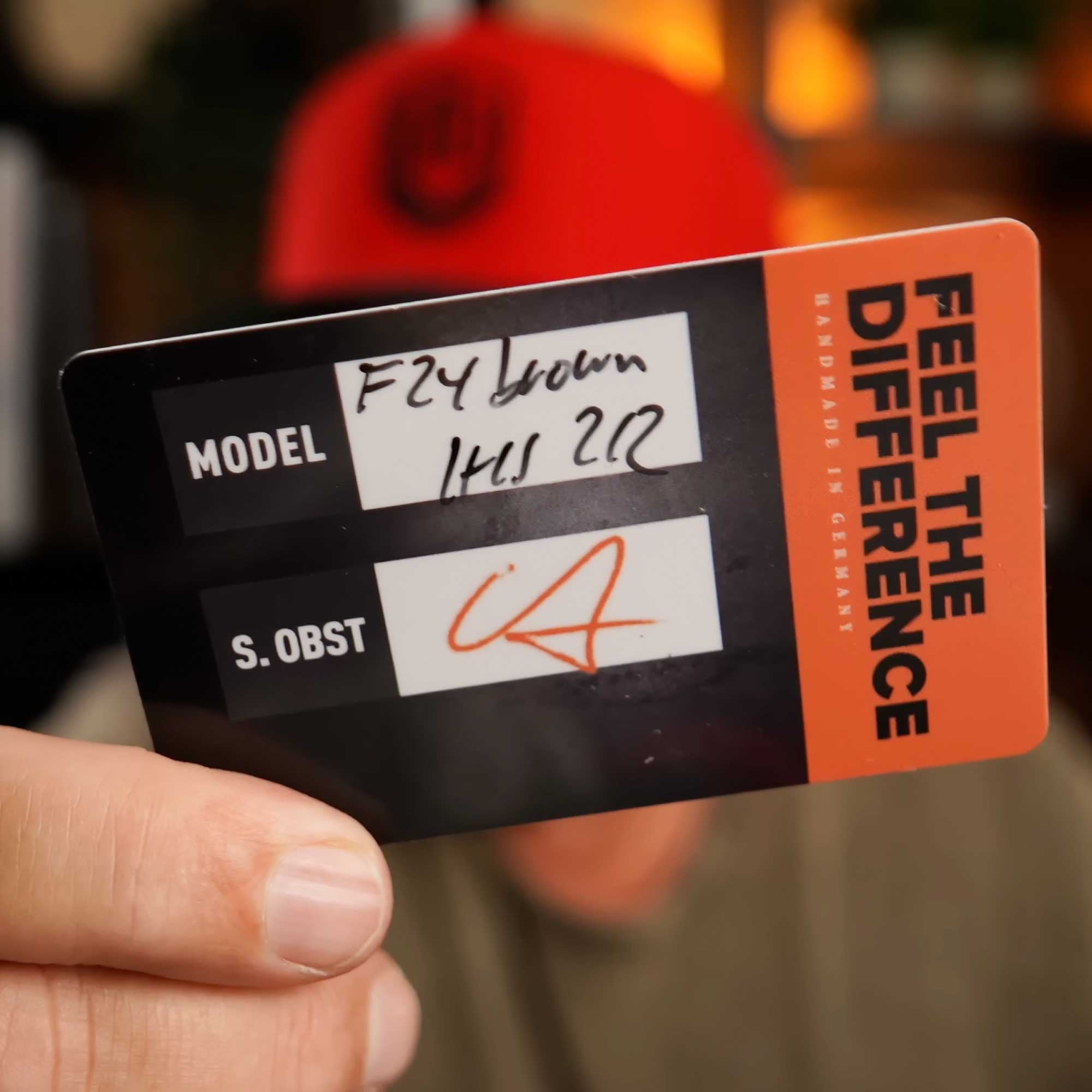 Vintage VDB F24 Brown Historisk Begränsad 2/2 Fotoklocka