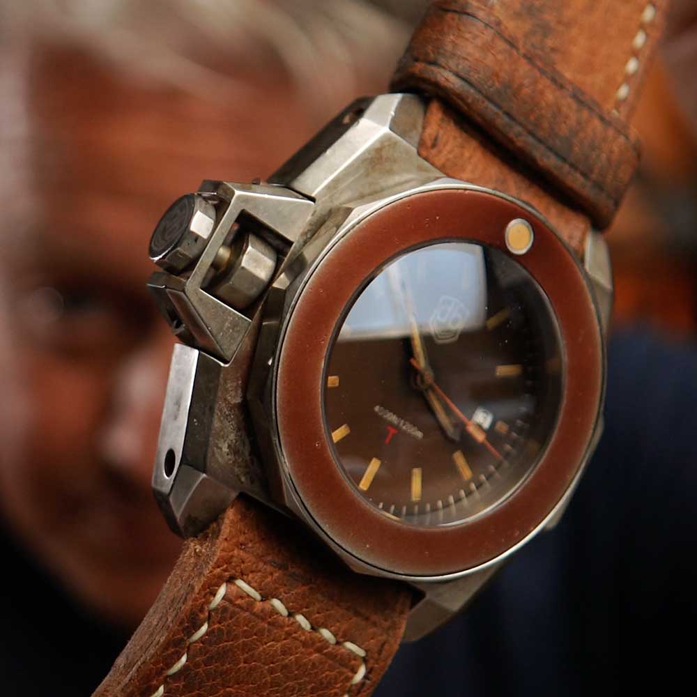 Vintage VDB Timer T Historical Steel 1 200 m dykarklocka