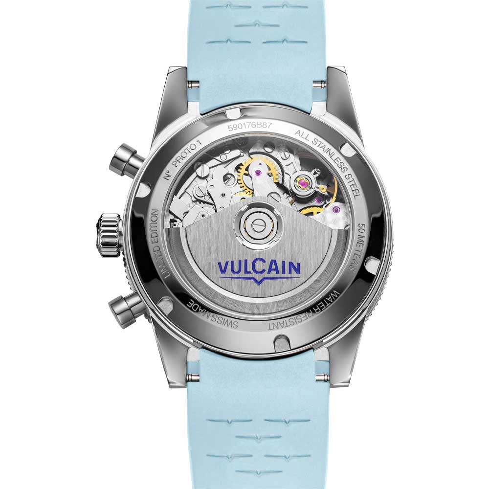 Vulcain Skindiver Chronograph ICE BLUE 590176BL7.BHM286