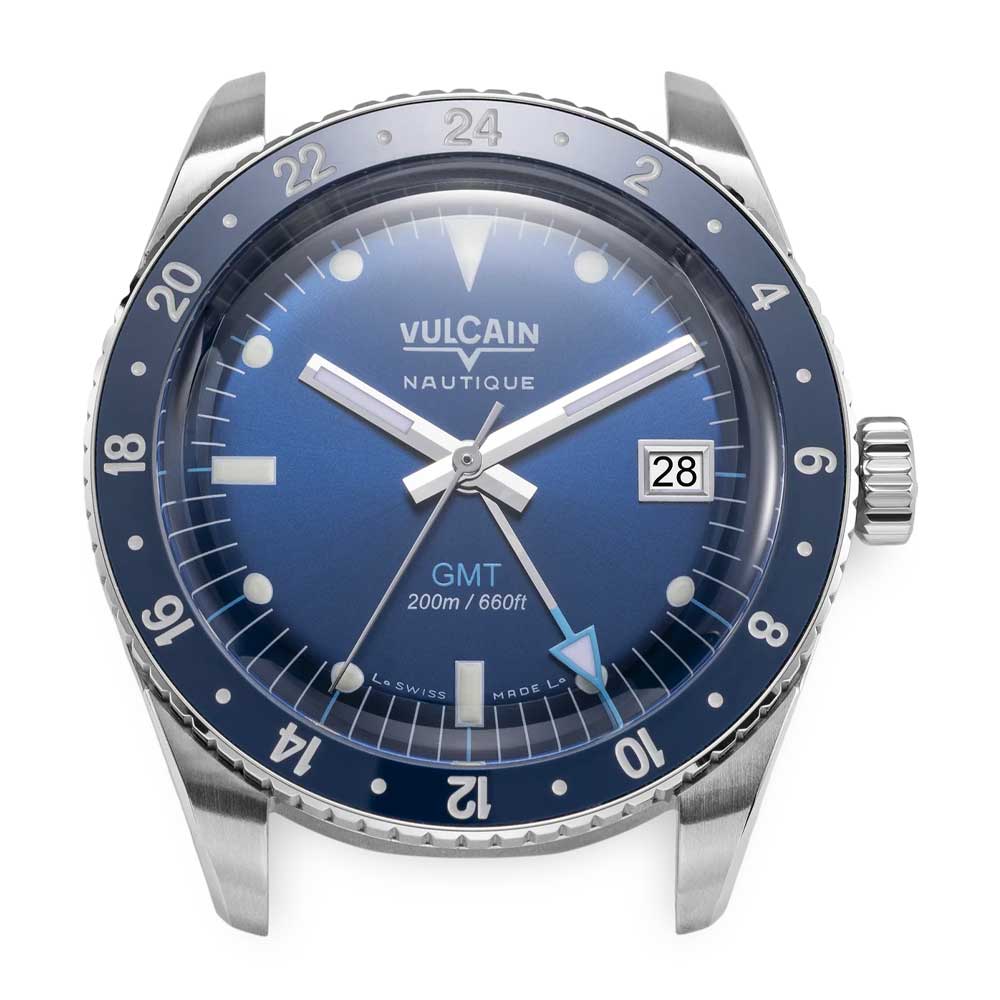 Vulcain Skindiver GMT - Blue 680174B37.BAR254