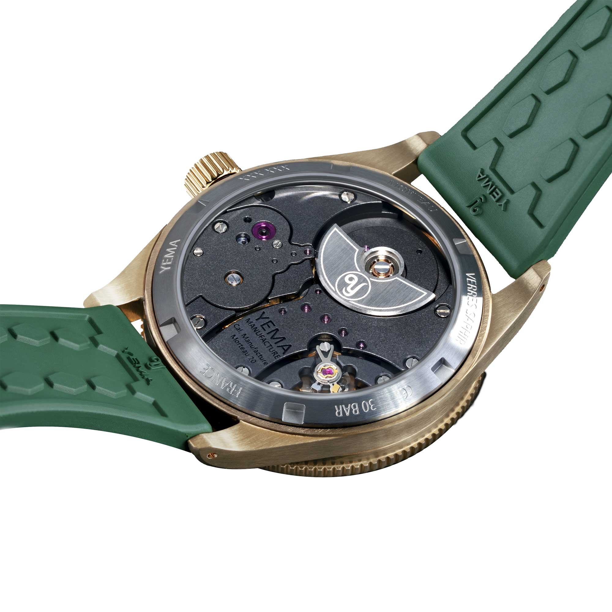 Yema SKIN DIVER SLIM BRONZE CMM.20 Green