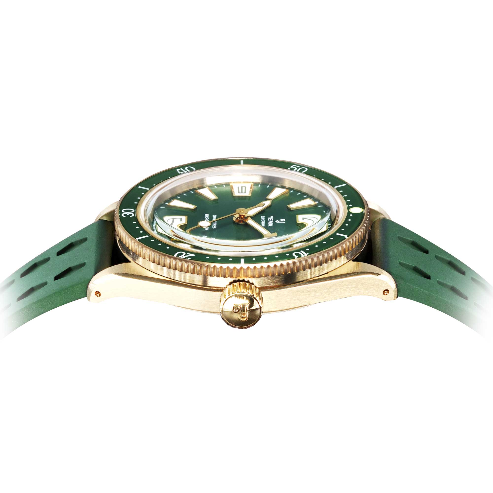 Yema SKIN DIVER SLIM BRONZE CMM.20 Green