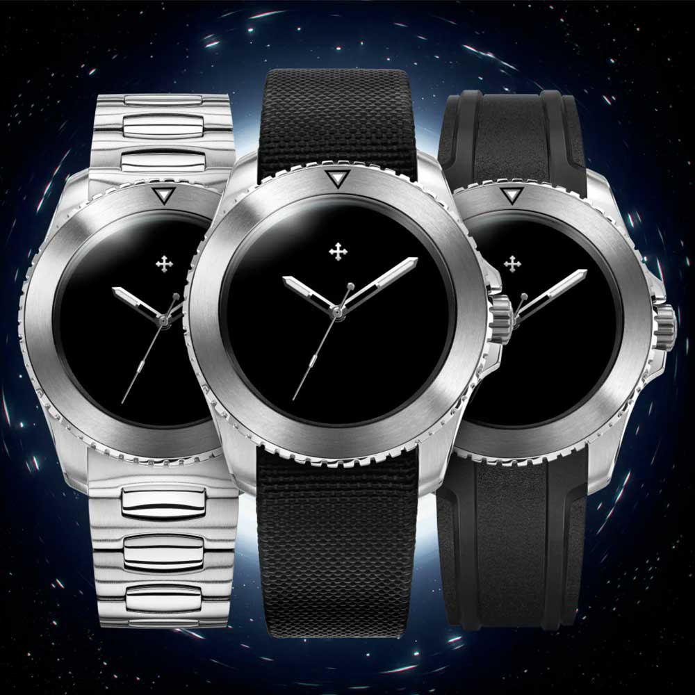 Venezianico Nereide Ultrablack 42mm 3921510 Taucheruhr (Option + Stahl & oder Kautschuk)