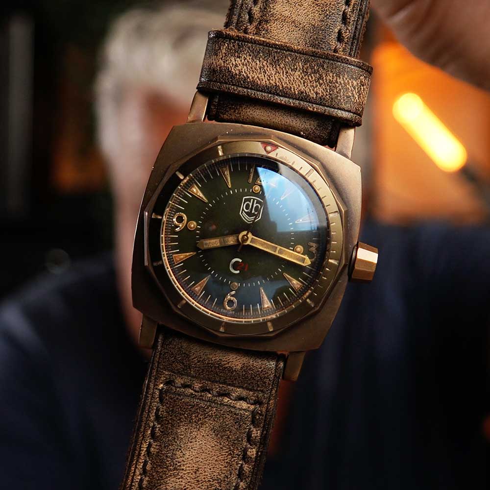 Vintage VDB C21 Bronze Historical Taucheruhr