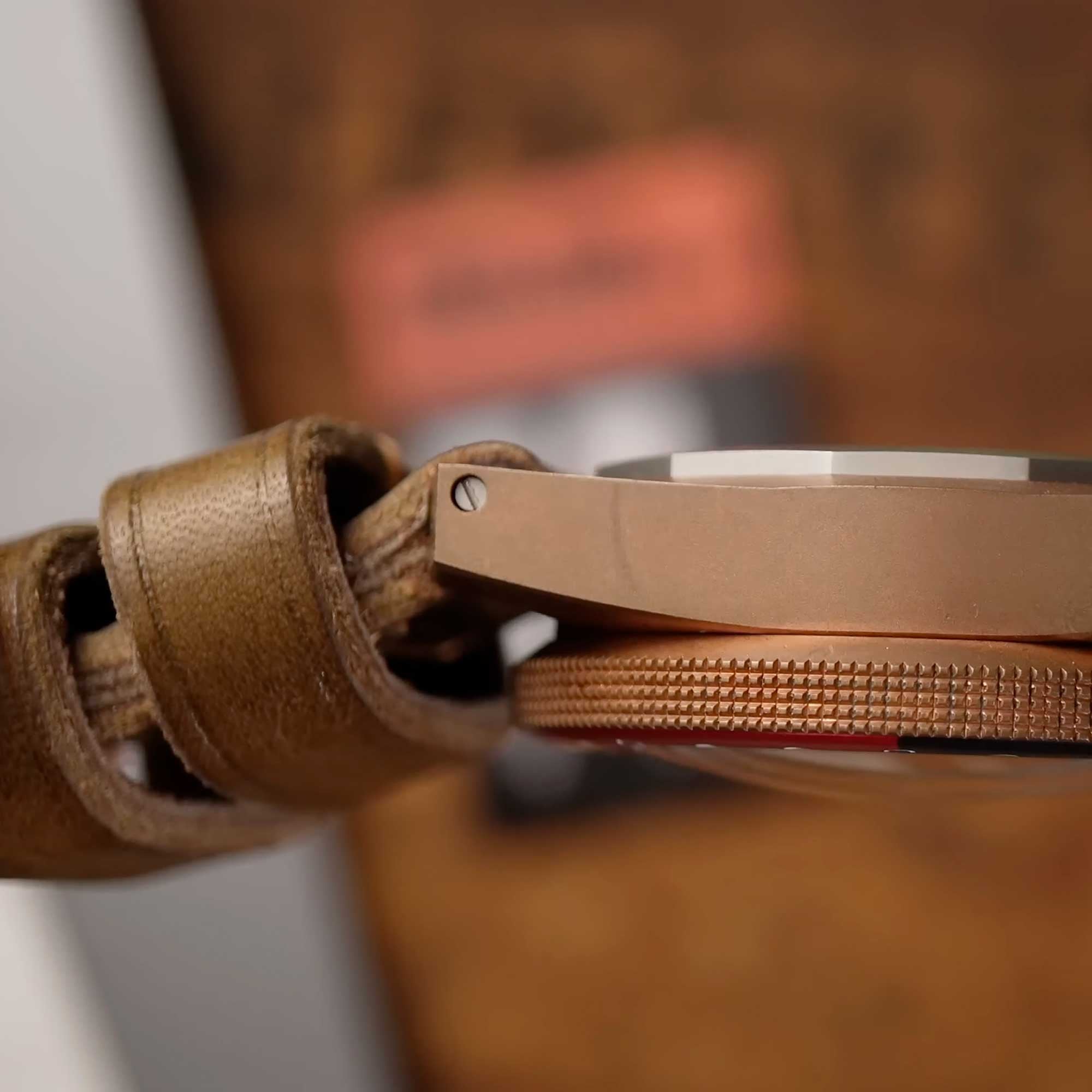 Vintage VDB D22 Pepsi GMT Bronze Fotouhr