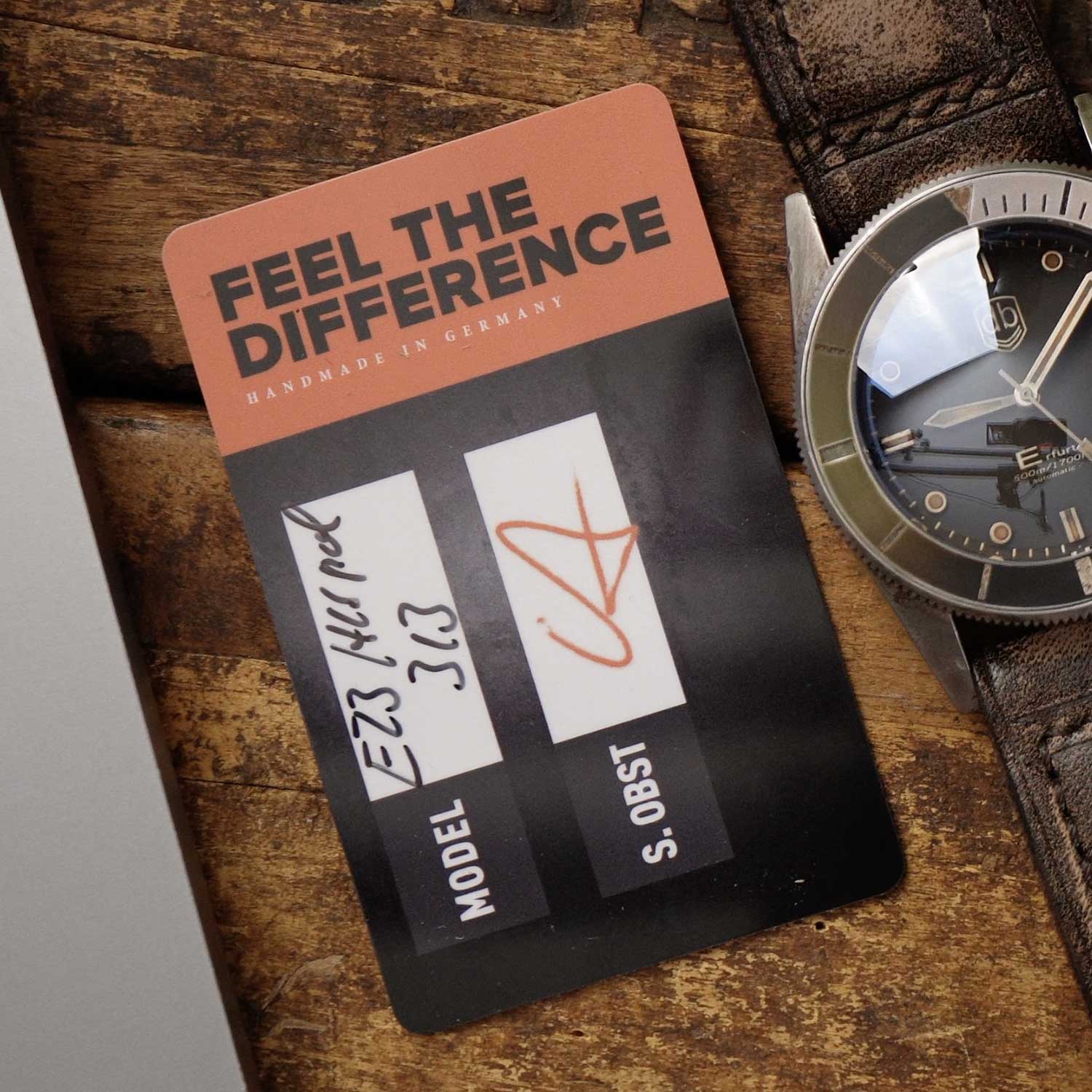 Vintage VDB E23 Historical Polish Taucheruhr Nr. 3 von 3 Fotouhr