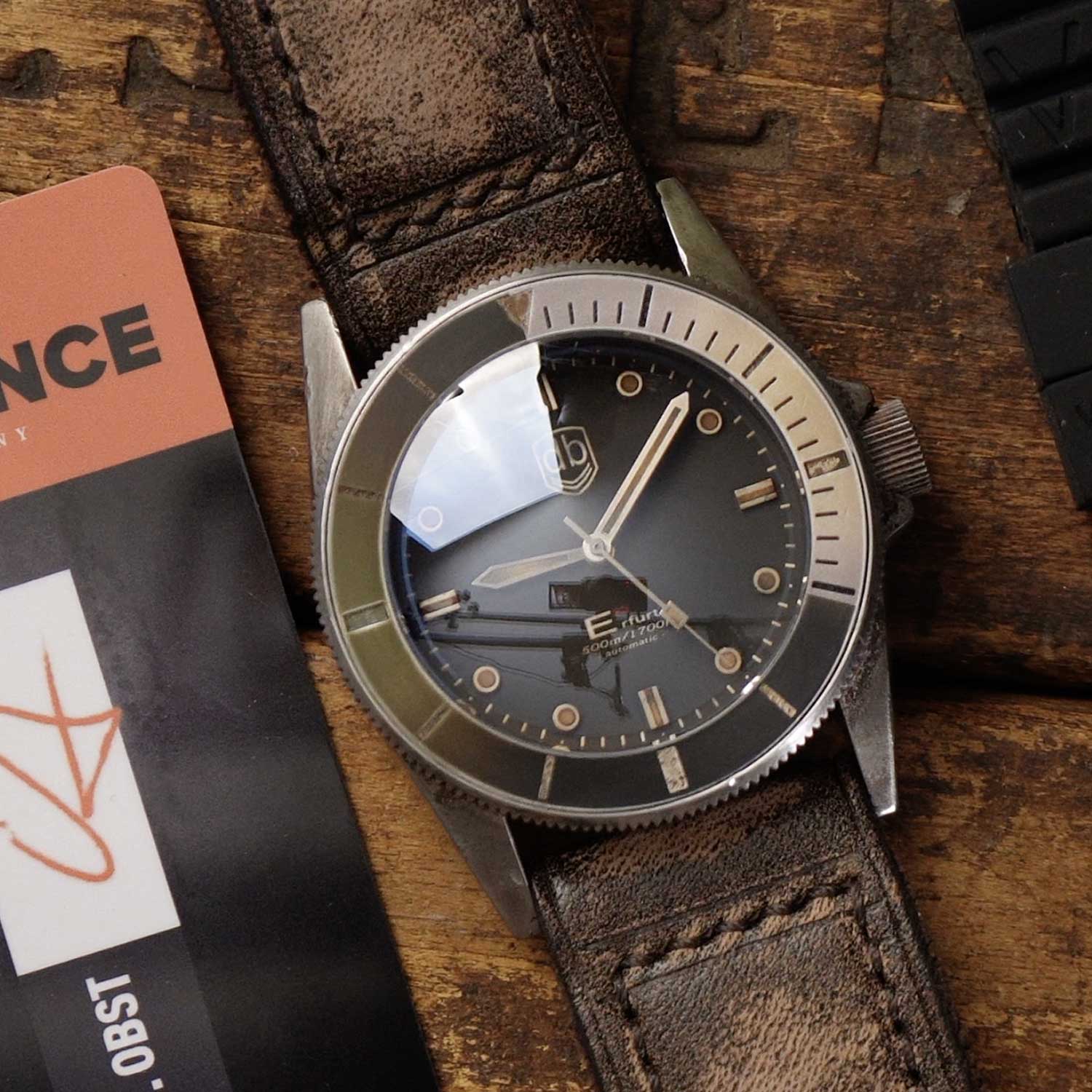 Vintage VDB E23 Historical Polish Taucheruhr Nr. 3 von 3 Fotouhr