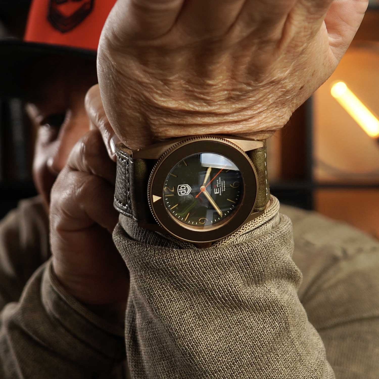 Vintage VDB E23 Special Bronzo Orologio Fotografico