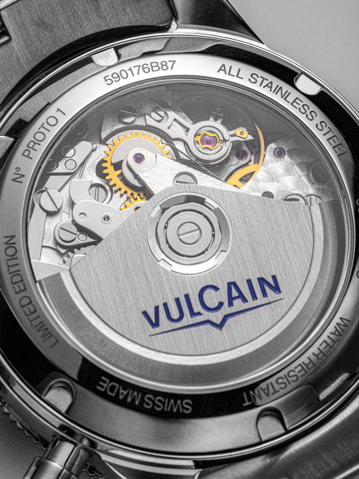 Vulcain Skindiver Chronograph Meteorite 590176T17.BHM286