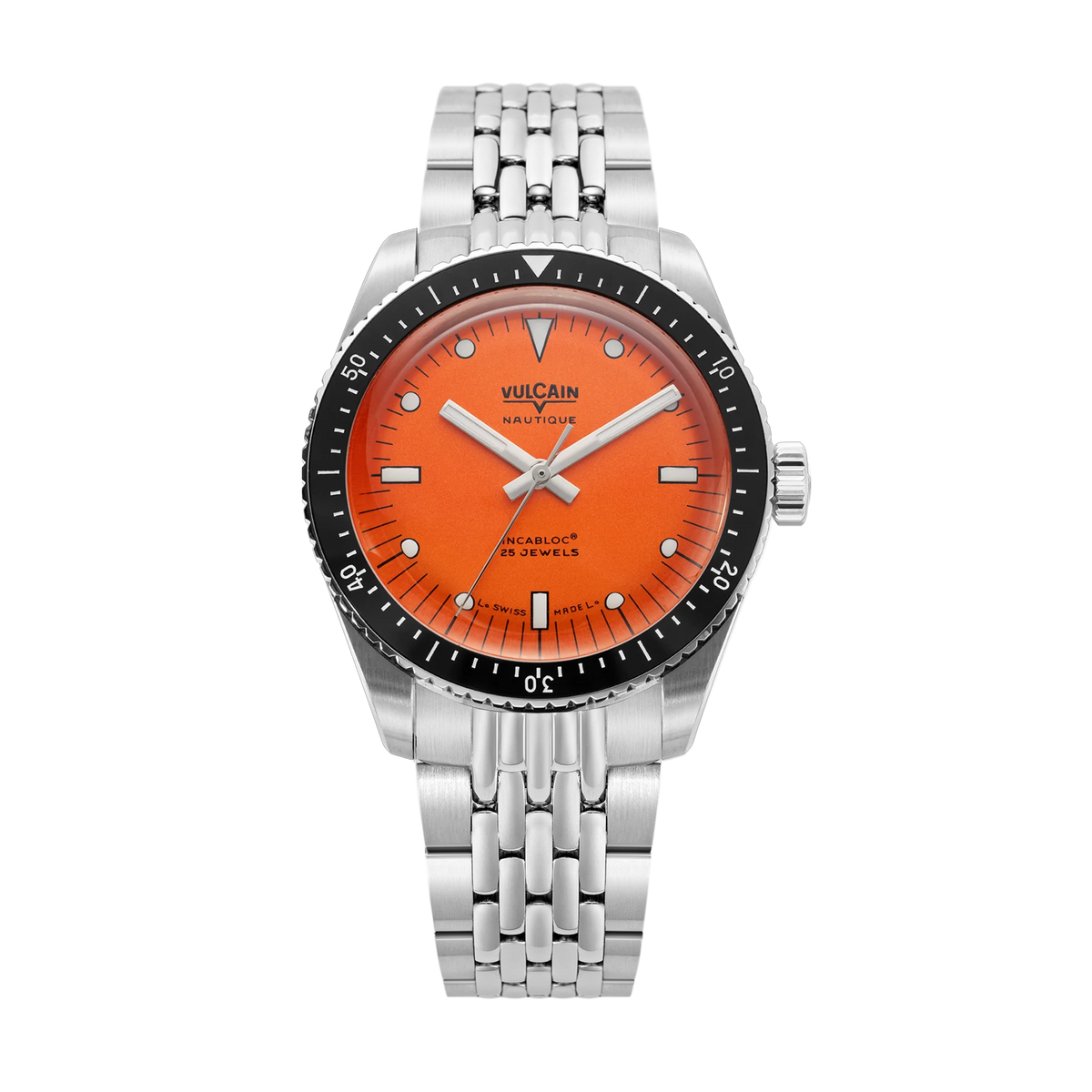 VULCAIN Skindiver Nautique - Orange - ETA 2824
