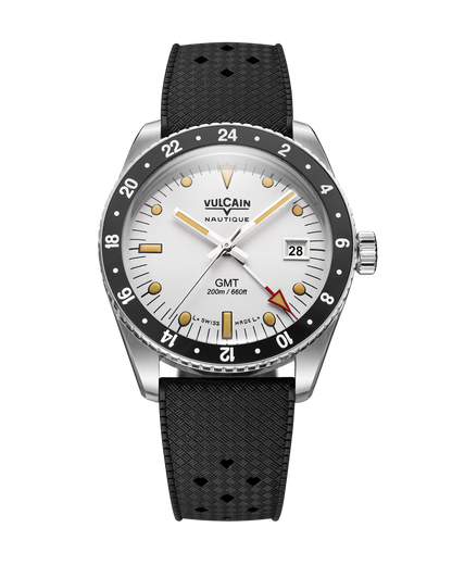 Vulcain Skindiver GMT - White Luminova Beige 680174A57.BHM286