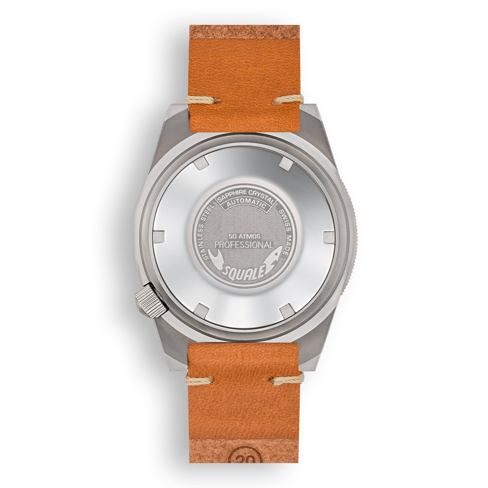 Squale 1521 Ocean Leather 1521OCN.PC Lederband Taucheruhr